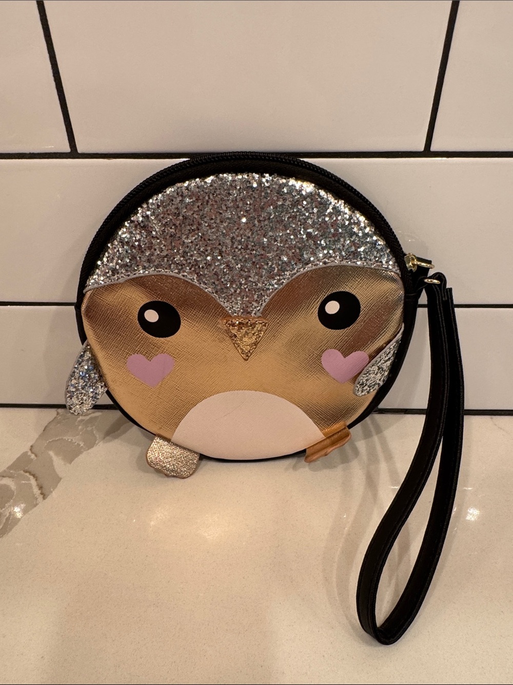 Betsey Johnson penguin wristlet wallet